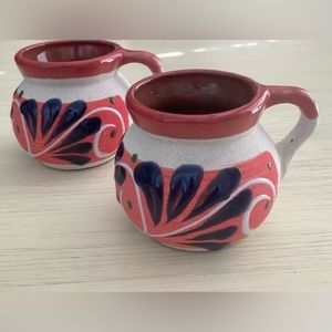 Talavera Hand Crafted 10 oz Coffee Mugs - New (2 Mugs)
